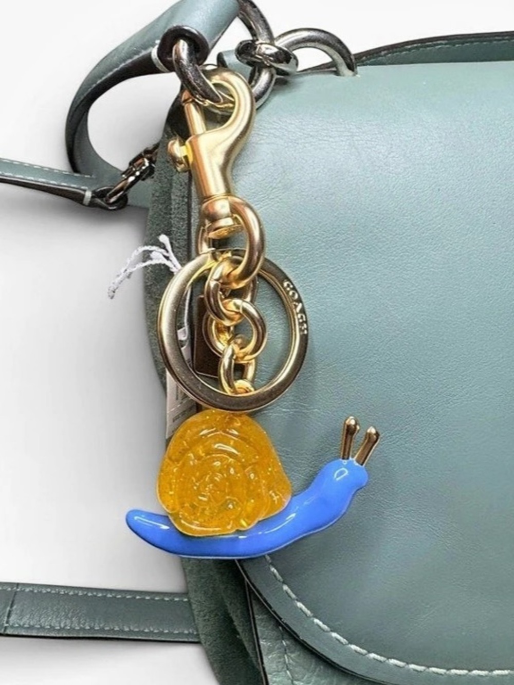 Coach X Observed By Us 3D Snail Bag Charm NWT Ann dust bag - Picture 3 of 4